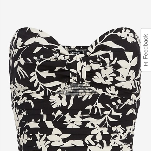 Sweetheart Cutout Front Tube Top - Picture 3 of 3